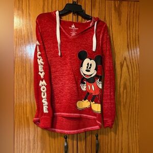 Women’s Disney Parks lightweight Mickey Mouse hoodie size XS